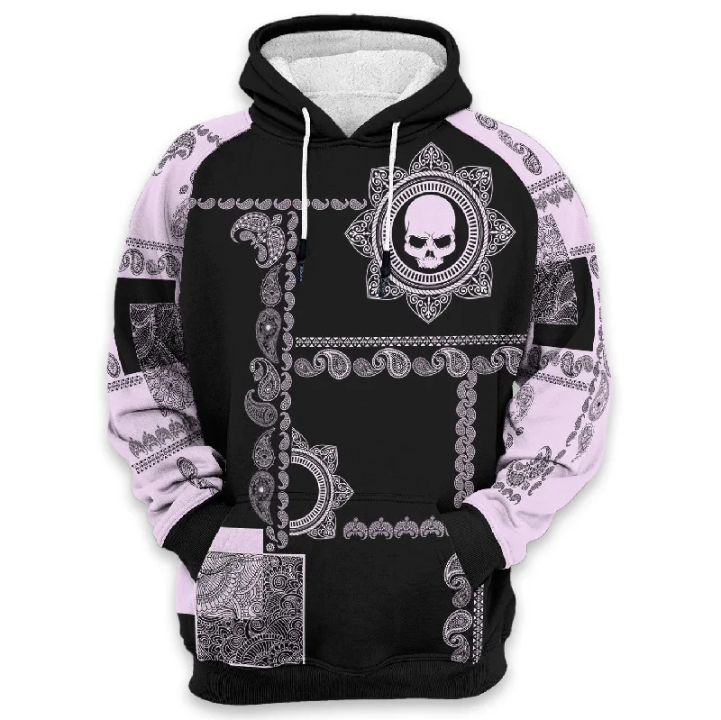 Weekend Style Comfortable Fashion Layers Skull Tribe Hoodie