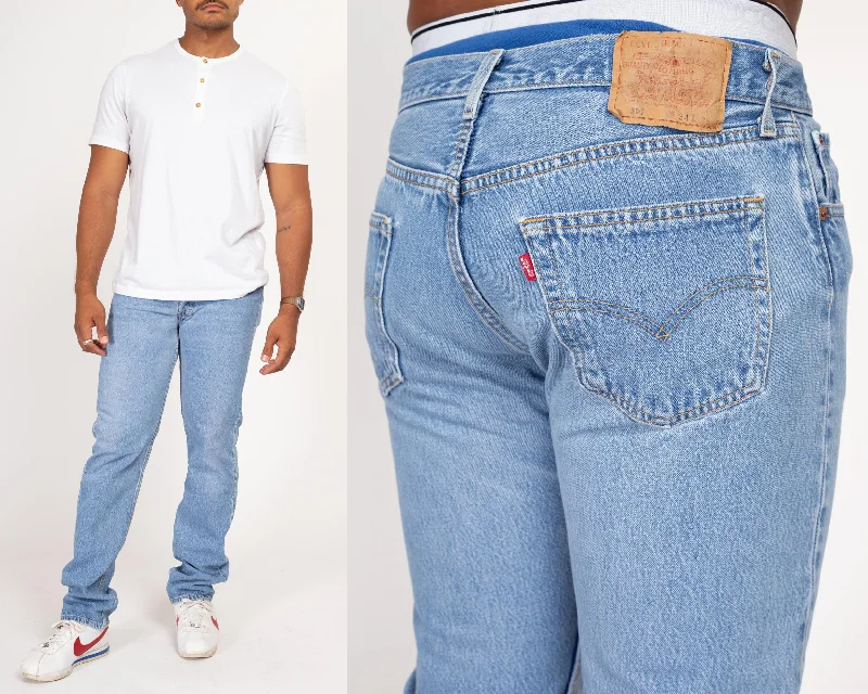 Light Fit Relaxed Street Fashion 34x36 90s Levis 501 Jeans