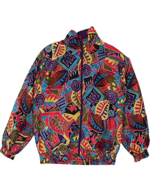 Everyday Outfits Simple Comfort Choices LAVON Womens Tracksuit Top Jacket UK 10 Small Multicoloured