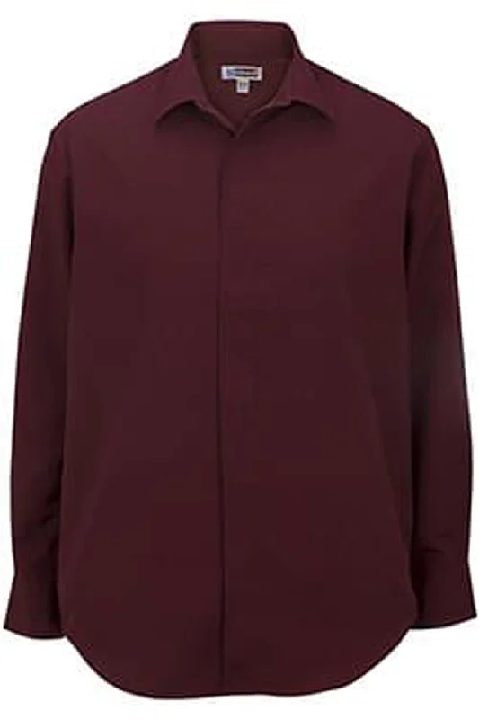 Comfort Fit Fashion Chic Comfort Men's Burgundy Café Batiste Shirt