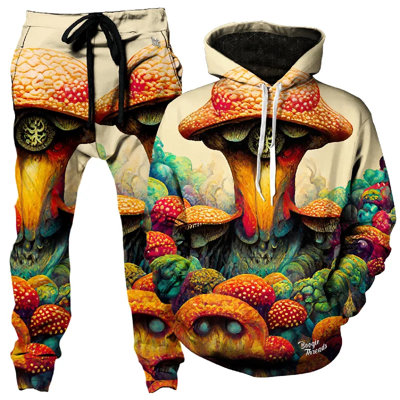 Light Fit Fashion Chic Comfort Generous Chaos Hoodie and Joggers Combo