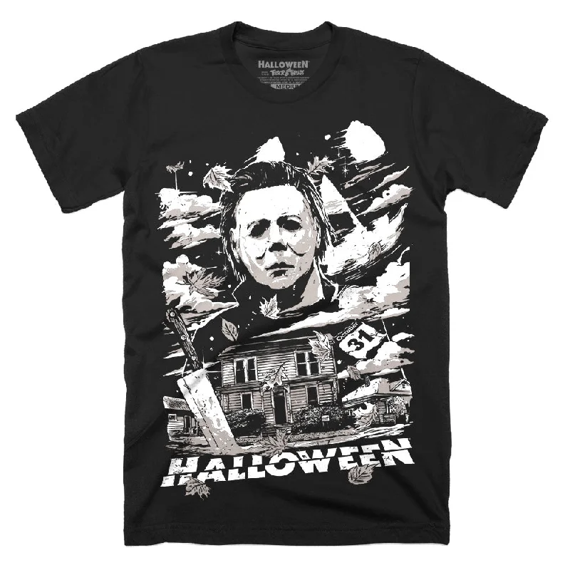 Cozy Dress Trendy Soft Pieces Halloween One Good Scare Glow In The Dark T-Shirt