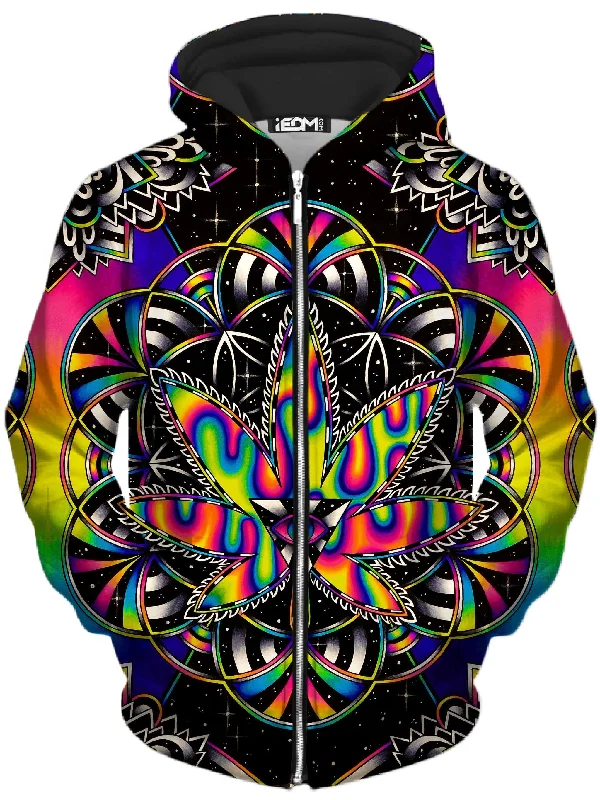 Effortless Wear Chic and Comfortable Pieces Kronic Haze Unisex Zip-Up Hoodie