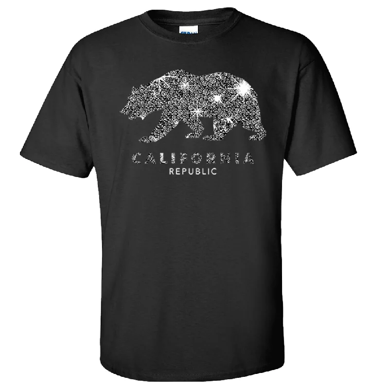 Minimal Comfort Trendy Chic Comfort California Republic Sparkle Asst Colors T-shirt/tee