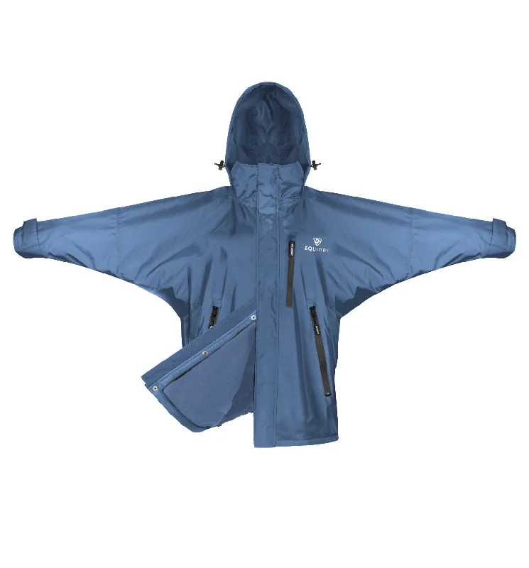 Cozy Fit Wear Practical Warm Clothing Shortie Women's | Thin Fleece | Steel Blue/Blue Cozy Fit Wear Practical Warm Clothing Shortie Women's | Thin Fleece | Steel Blue/Blue