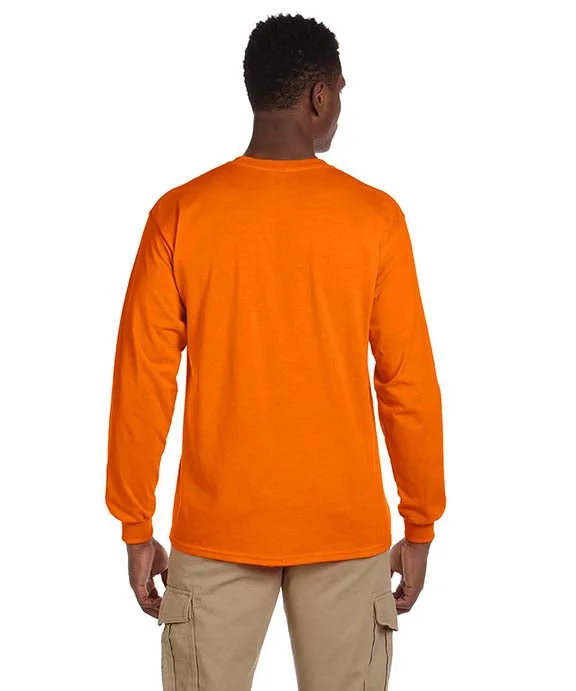 Easygoing Style Comfortable Wear Choices G241 - Gildan Adult Ultra Cotton 6 oz. Long Sleeve Pocket T-Shirt