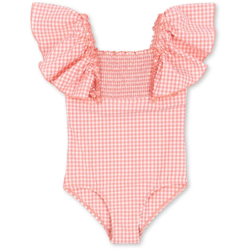 Light Fit Soft Chic Apparel Konges Sløjd Geranium Pink Fresia Swimsuit