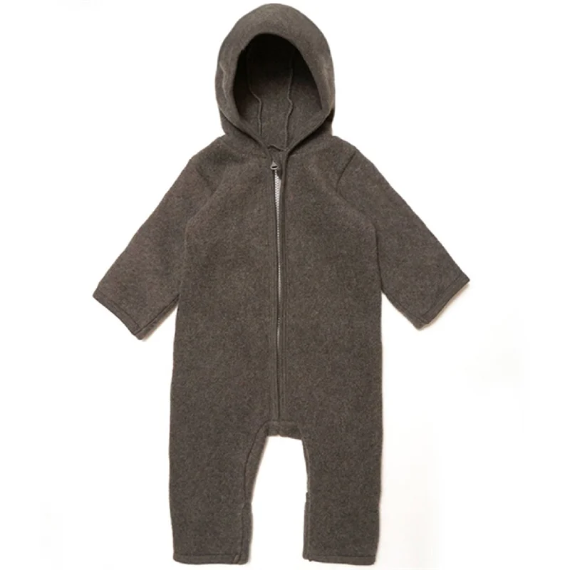 Easygoing Fashion Stylish Relaxed Clothing Huttelihut Pram Suit Cotton Fleece Momo Cot Cleece Brown