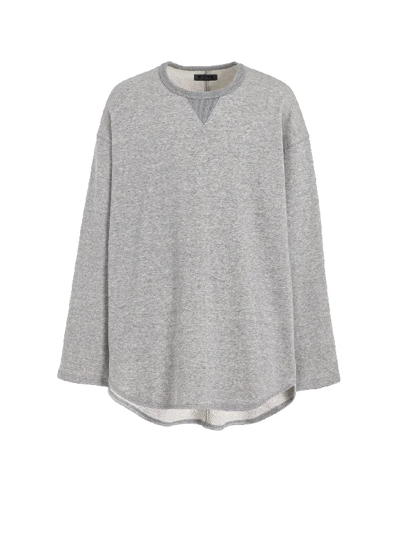 Lounge Chic Relaxed Soft Fashion FRENCH TERRY OVERSIZED PULLOVER