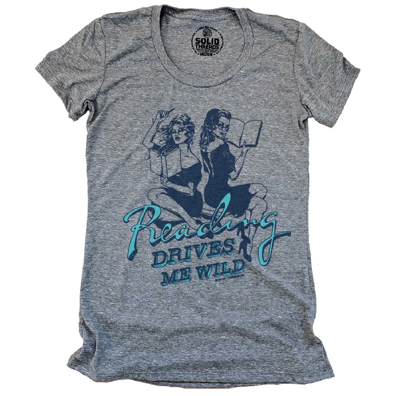 Comfortable Tops Comfortable Chic Fashion Women's Reading Drives Me Wild T-shirt