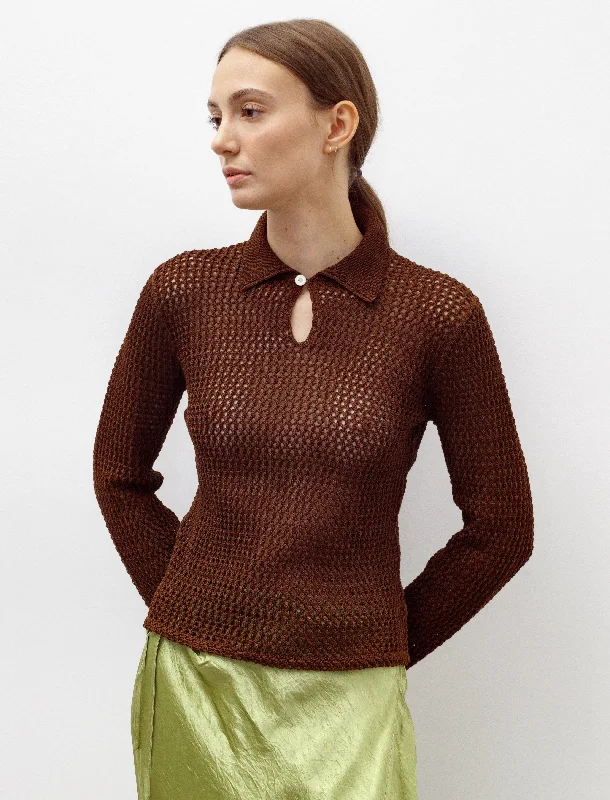 Breathable Comfort Comfortable Fashion Wearables Willows Pullover Brown