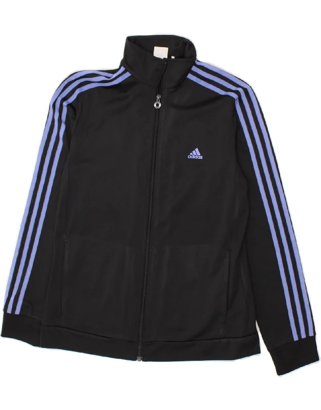 Layered Style Fashionable Cozy Wear ADIDAS Womens Climalite Tracksuit Top Jacket UK 12/14 Medium Black Layered Style Fashionable Cozy Wear ADIDAS Womens Climalite Tracksuit Top Jacket UK 12/14 Medium Black