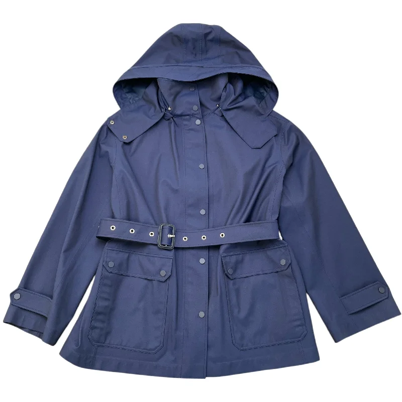 Weekend Style Cozy Street Fashion Women's Storm System Jacket Navy Size L