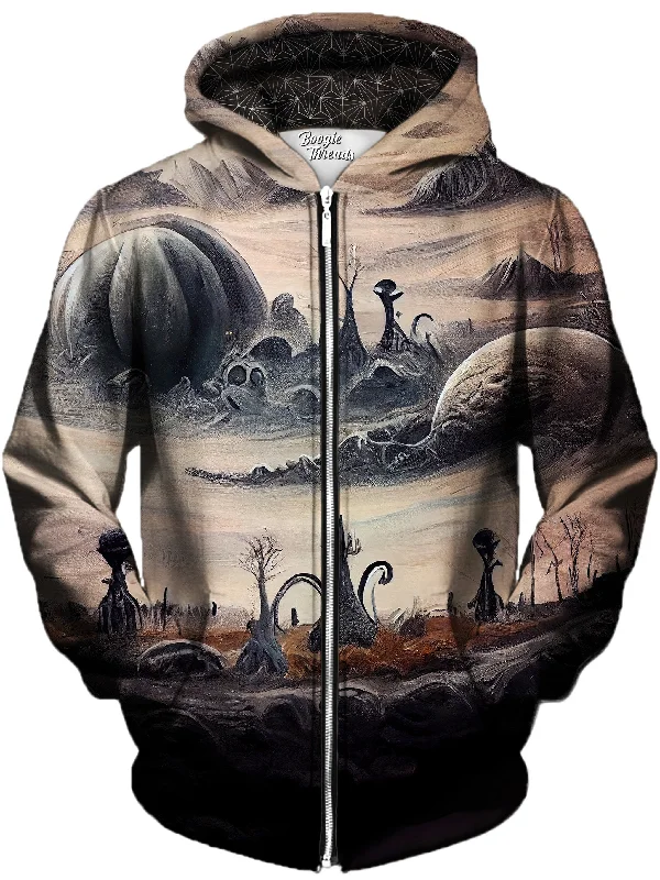 Cozy Sweaters Soft Daywear Fits Euphoric Dreams Unisex Zip-Up Hoodie