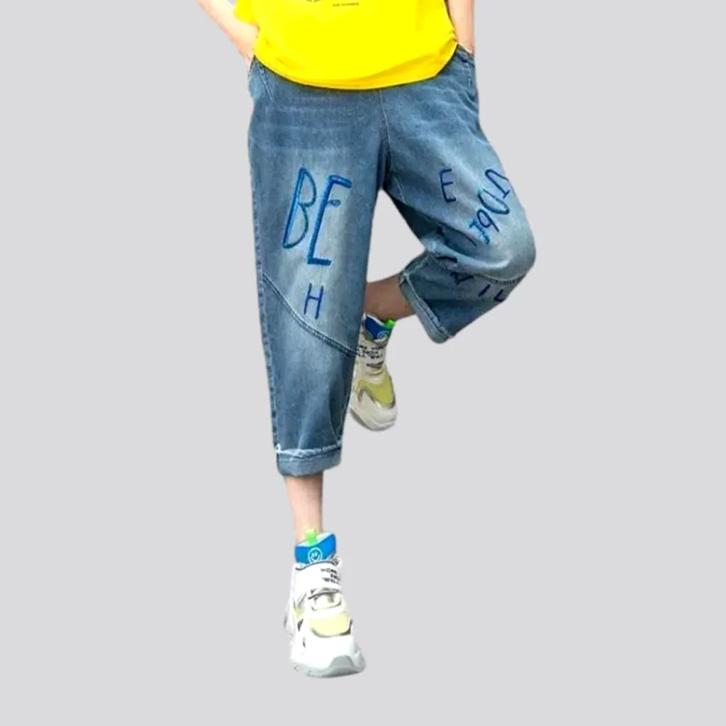 Relaxed Dresses Effortless Cozy Layers Ankle-length women's denim pants