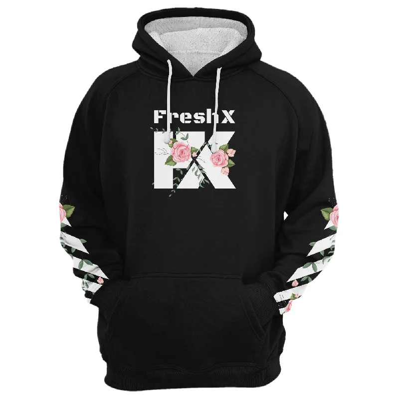 Versatile Style Warm Soft Clothing Verbal Signs Hoodie