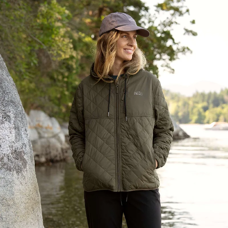 Timeless Comfort Simple Cozy Pieces Insulated Jacket Olive