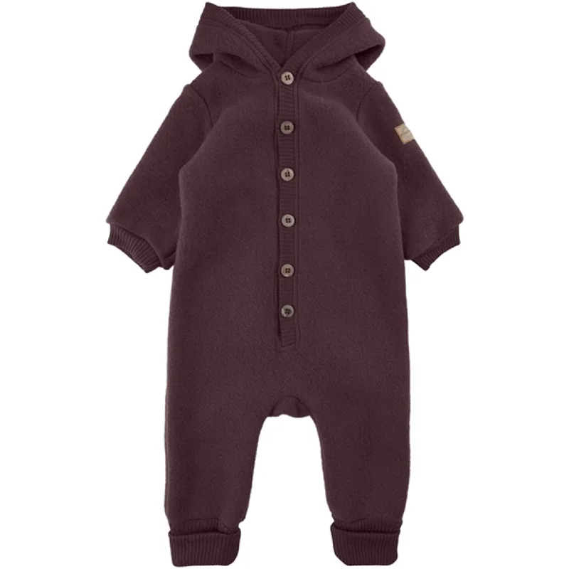 Chic Outfits Warm Street Style Mikk-Line Wool Suit W. Hood Huckleberry