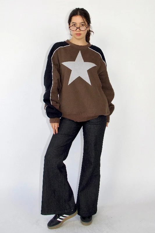 Chic Outfits Practical Style Choices SCG MADE | 90s Star Print Oversized Jumper
