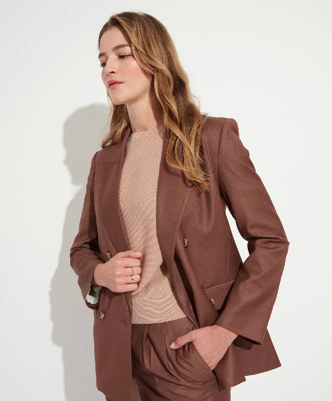 Cozy Pants Cozy Smart Wear Double Breasted Blazer