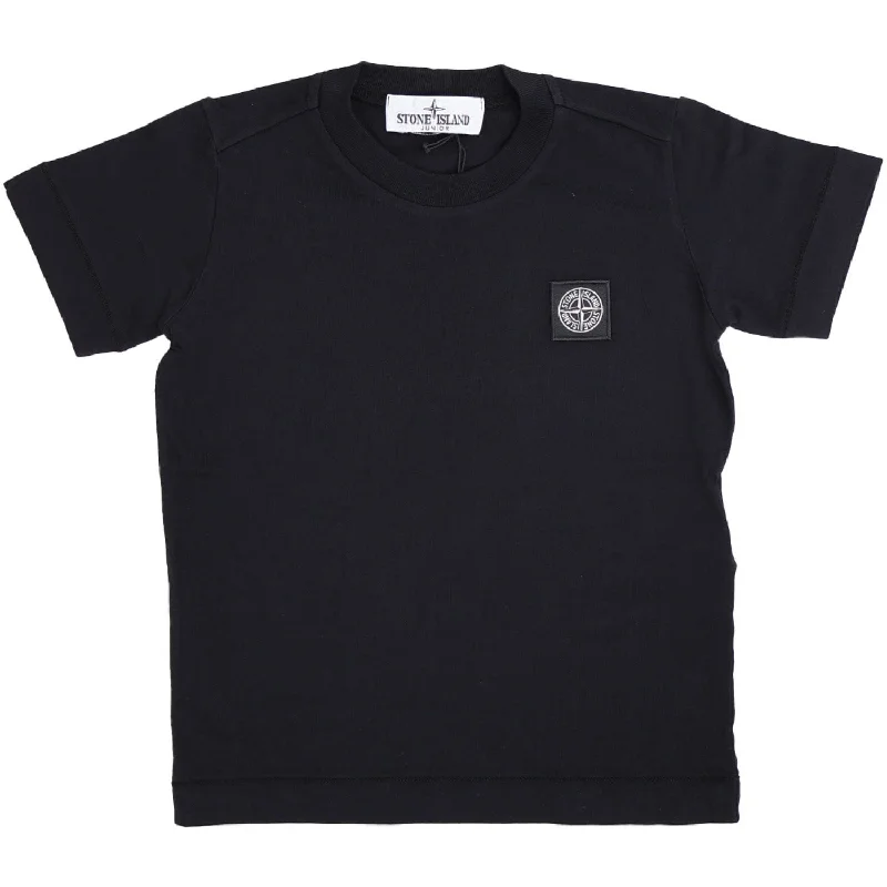 Sporty Elegance Cozy Everyday Styles Stone Island Black T Shirt