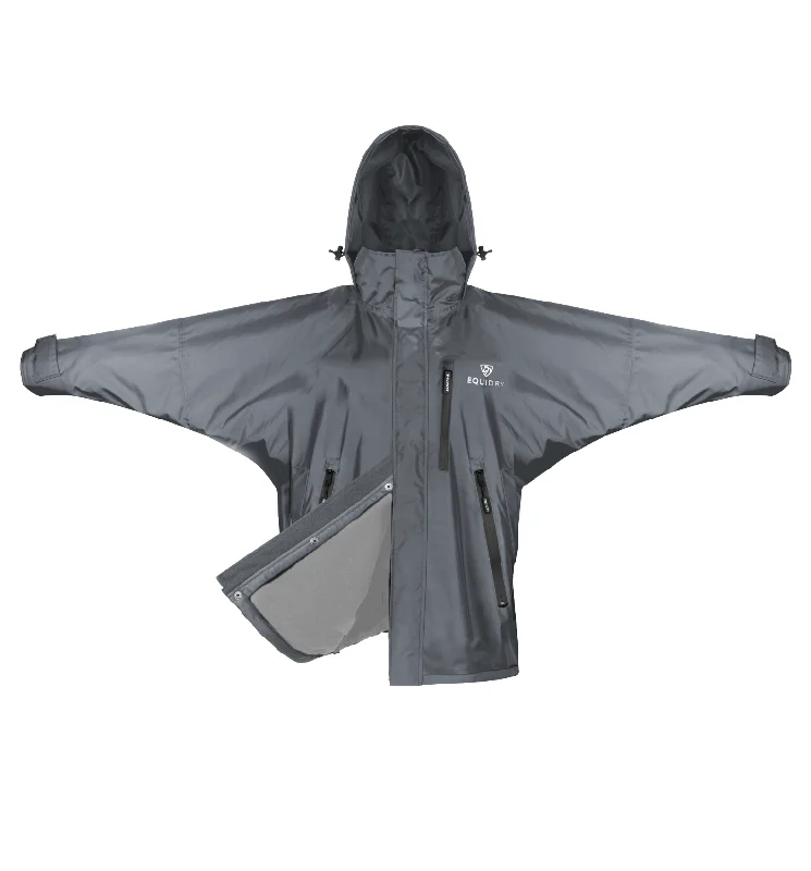 Cozy Fashion Comfy Outfits Wearable Shortie Women's | Thin Fleece | Charcoal/Grey