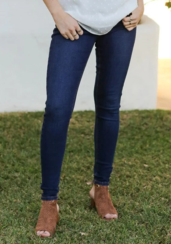 Comfortable Fashion Cozy Clothing Choices Rant & Rave Nila Skinny Jeans, Dark Wash