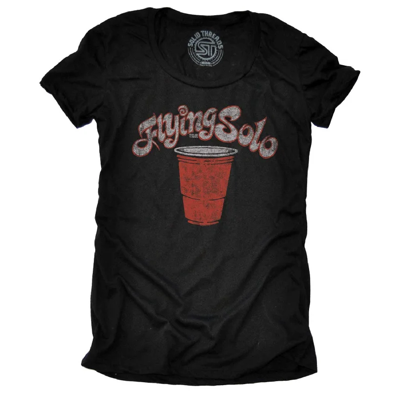 Fashionable Ease Cozy Stylish Wear Women's Flying Solo T-shirt