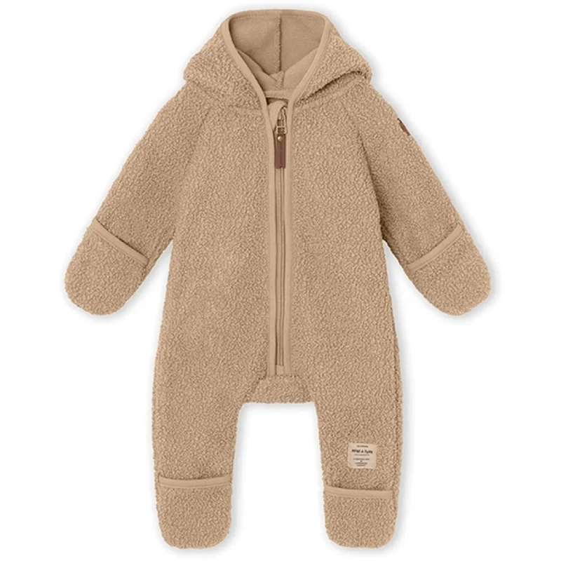 Comfortable Fashion Looks Soft Cozy Wear MINI A TURE Adel Teddy Fleece Jumpsuit Savannah Tan Comfortable Fashion Looks Soft Cozy Wear MINI A TURE Adel Teddy Fleece Jumpsuit Savannah Tan