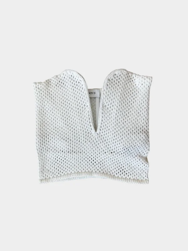 Soft Touch Comfortable Warm Layers Mesh Bustier