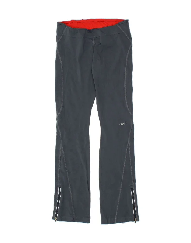 Cozy Sweaters Relaxed Layered Looks REEBOK Womens Tracksuit Trousers UK 12 Medium Grey Nylon