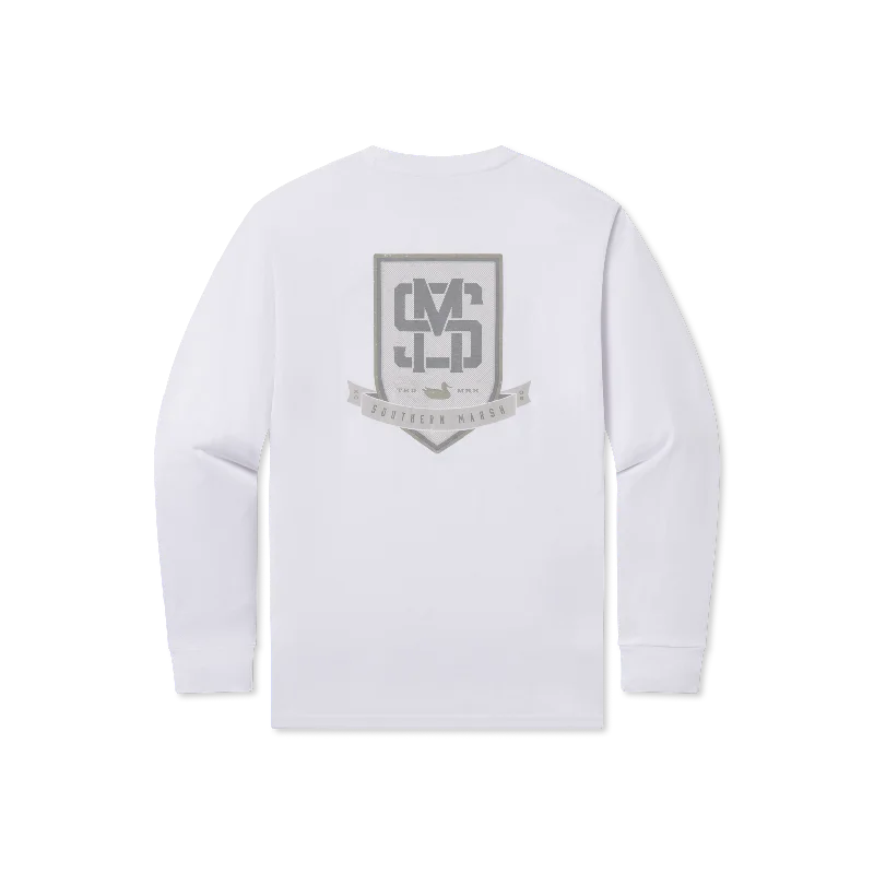 Cozy Shirts Stylish Soft Outfits Branding Collection Tee - Crest - Long Sleeve