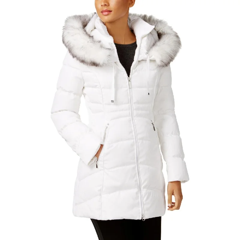 Trendy Dresses Stylish Relaxed Pieces Womens Faux Fur Hooded Puffer Coat
