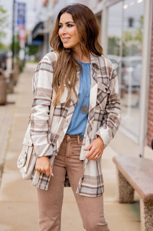 Urban Comfort Trendy Soft Pieces Serenity Plaid Shacket