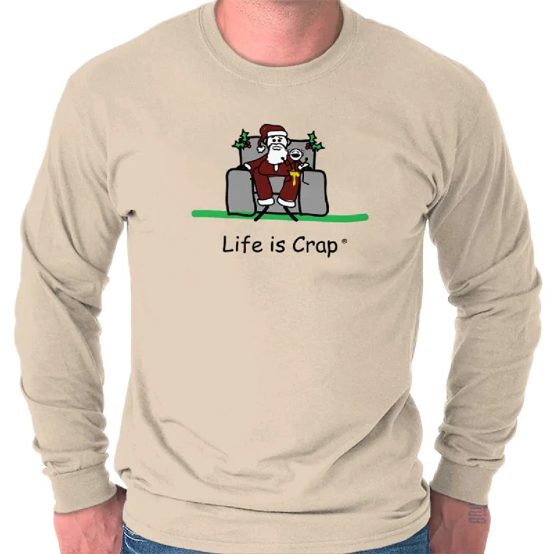 Chic Comfort Cozy Everyday Layers Santa's Lap Long Sleeve Tee