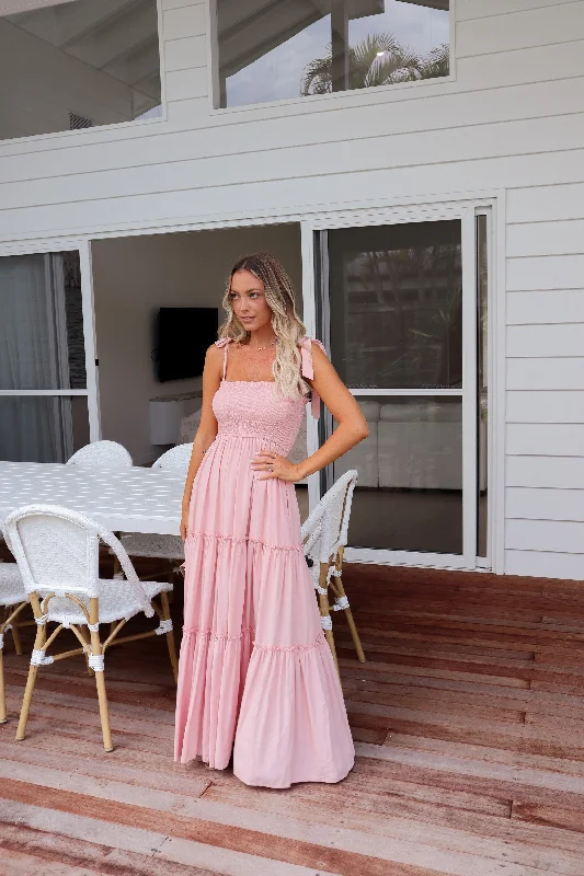 Comfortable Tops Comfortable Fashion Wearables Baby Doll Maxi - Baby Pink