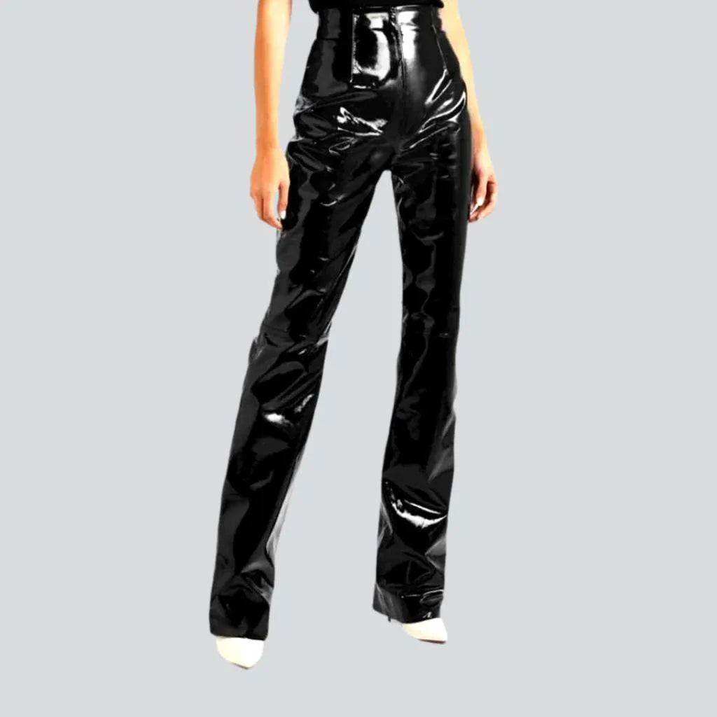 Comfy Pants Trendy Soft Pieces Wax straight women's denim pants