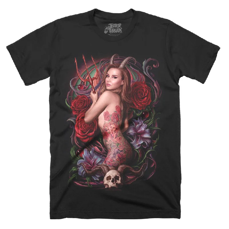 Trendy Wear Practical Soft Layers Danielle Harris Valentine Vixen T-Shirt