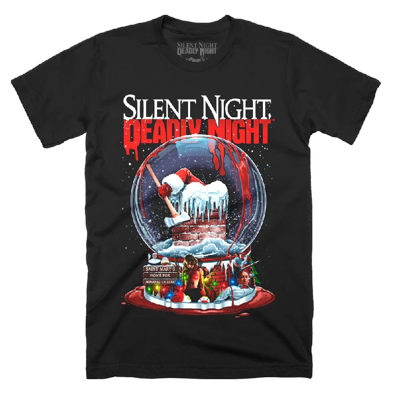 Weekend Comfort Comfortable Wear Choices Silent Night Deadly Night Frozen In Fear T-Shirt