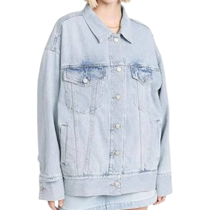 Fashion Comfort Cozy and Relaxed Wear Dries Jacket In Nimes