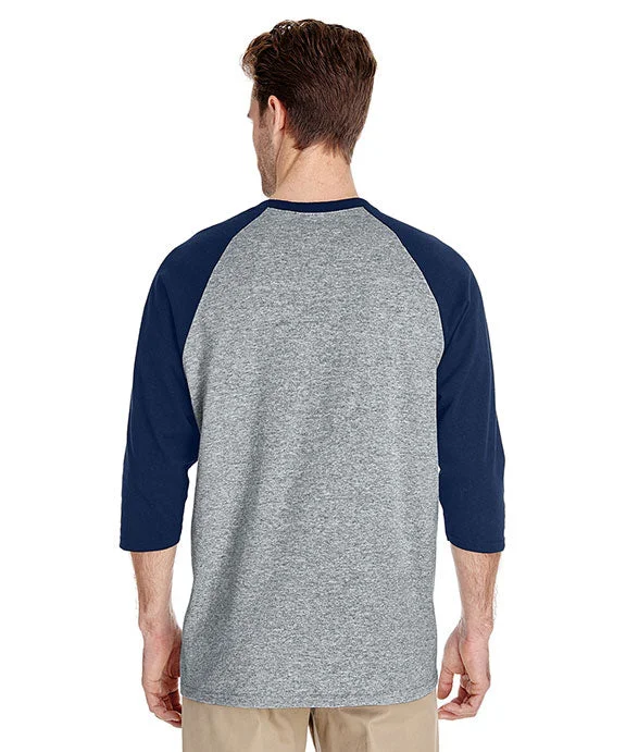 Simple Comfort Simple Comfort Trends G570 - Gildan Adult Heavy Cotton 5.3 oz. 3/4 Raglan Sleeve T-Shirt