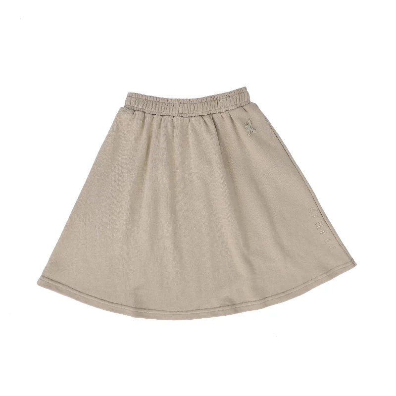 Effortless Comfort Fashionable Cozy Wear HEY KID STONE SIMPLE SKIRT [Final Sale]