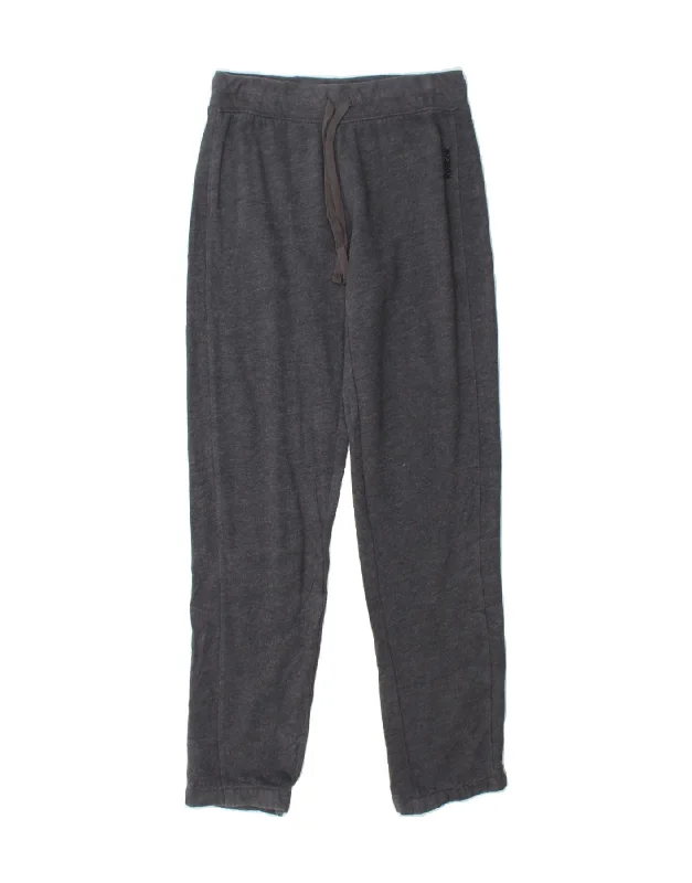 Simple Elegance Casual Soft Layers REEBOK Womens Tracksuit Trousers UK 8 Small  Navy Blue Flecked Cotton