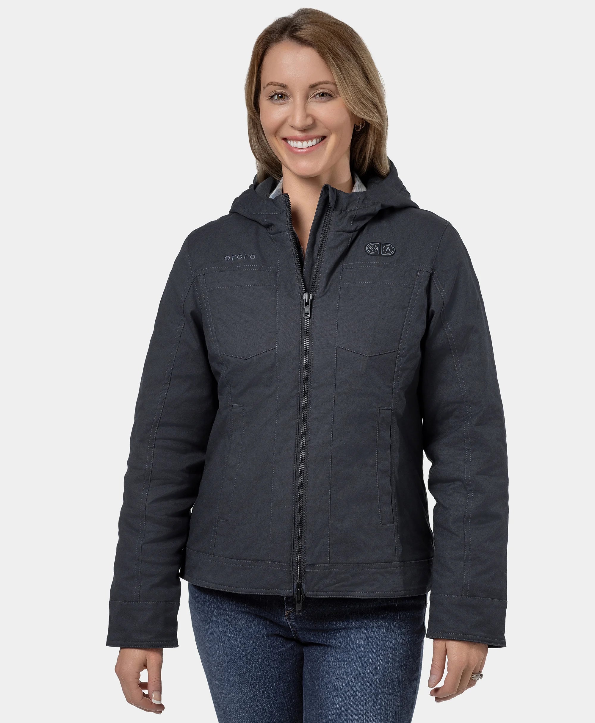 Comfortable Dresses Stylish Relaxed Clothing Cheyenne Women's 5-Zone Dual-Control Heated Canvas Jacket Comfortable Dresses Stylish Relaxed Clothing Cheyenne Women's 5-Zone Dual-Control Heated Canvas Jacket