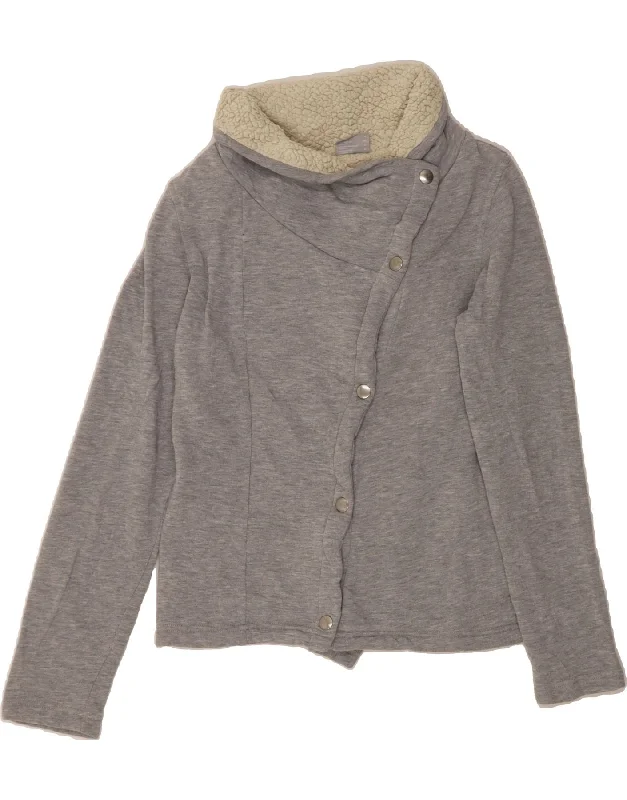 Soft Touch Chic and Comfortable Pieces COLUMBIA Womens Tracksuit Top Jacket UK 14 Medium Grey Polyester