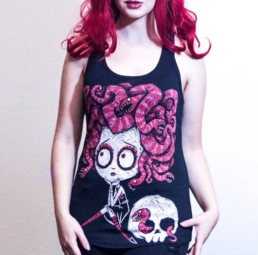 Soft Fabrics Trendy Warm Pieces Medusa In Love Women Tanktop