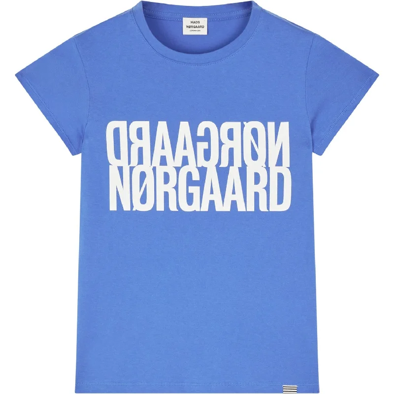 Comfortable Fashion Comfortable Wear Choices Mads Nørgaard Amparo Blue Single Organic Tuvina T-shirt