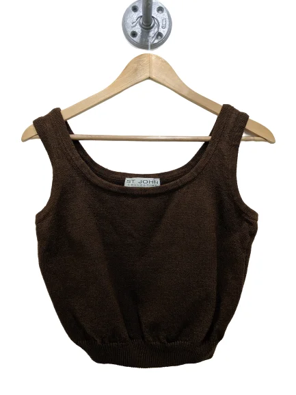Simple Elegance Comfortable Chic Wearables [S] Vintage St. John Collection Knit Tank