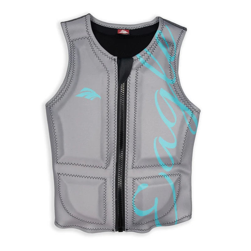 Chic Lounge Relaxed Layered Looks Eagle Women's Pro Logo Vest - Grey