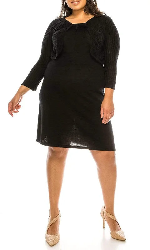 Easy Chic Streetwear Comfort Pieces Nine West - 10588902 Two Piece Knit Midi Dress